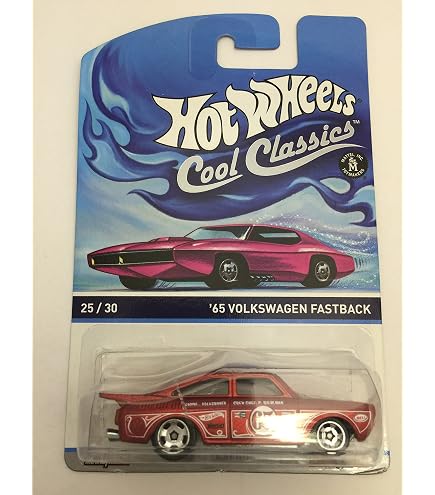 Amazon.com: HOT WHEELS COOL CLASSICS '65 VOLKSWAGEN FASTBACK 25/30